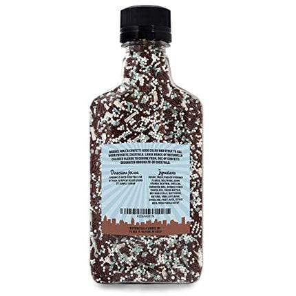 Barrel Roll Bar Essentials Cocktail Rimmer Sprinkles - Bartender Accessories, Finishing Sugar Garnish for Drinks, Glass Rimming Sugars - Natural Ingredients - Chocolate Sprinkle Confetti - 6 Ounce