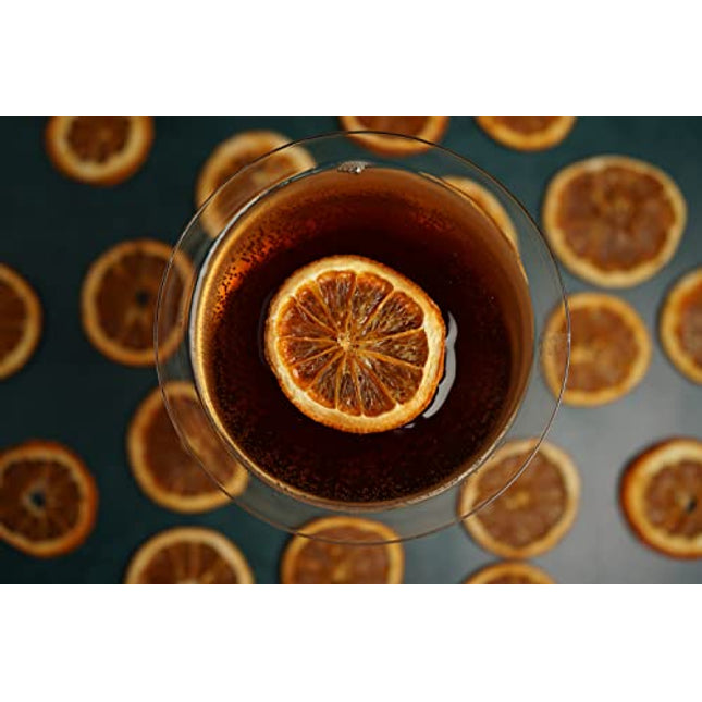 Barrel Roll Bar Essentials USA Grown Dried Orange Slices for Cocktails | 4 Ounces of Large Dehydrated Oranges | Orange Cocktail Garnish | Dried Fruit for Cocktails & Healthy Snacks | Preservative Free