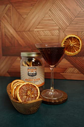 Barrel Roll Bar Essentials USA Grown Dried Orange Slices for Cocktails | 4 Ounces of Large Dehydrated Oranges | Orange Cocktail Garnish | Dried Fruit for Cocktails & Healthy Snacks | Preservative Free
