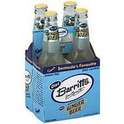 BARRITTS, Ginger Beer, Diet, Pack of 6, Size 4/12 FZ