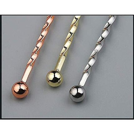 Stainless Steel Coffee Beverage Stirrers Stir Cocktail Drink Swizzle Stick with Small Rectangular Paddles Multicolor