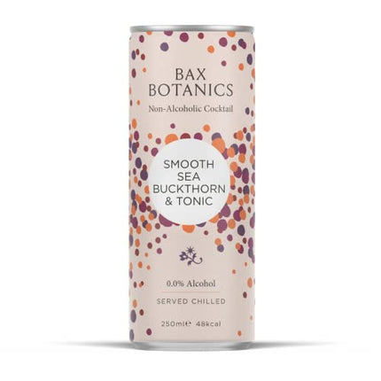 Bax Botanics Smooth Sea Buckthorn & Tonic 4-pack