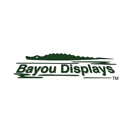 Bayou Displays - Clear Plastic Tri-fold Brochure Holders with Business Card Holder Desk Top or Wall Mount Acrylic Display Stand- 2 Pack