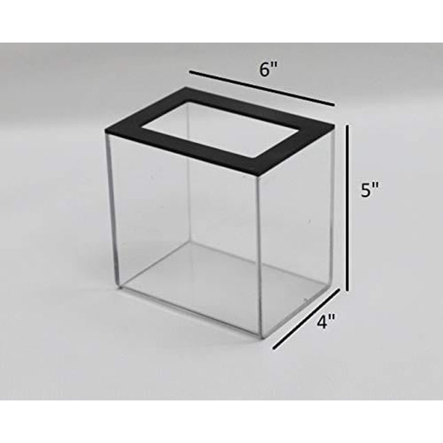 BB INC Tip Box Tip Jar Acrylic Money Storage Container