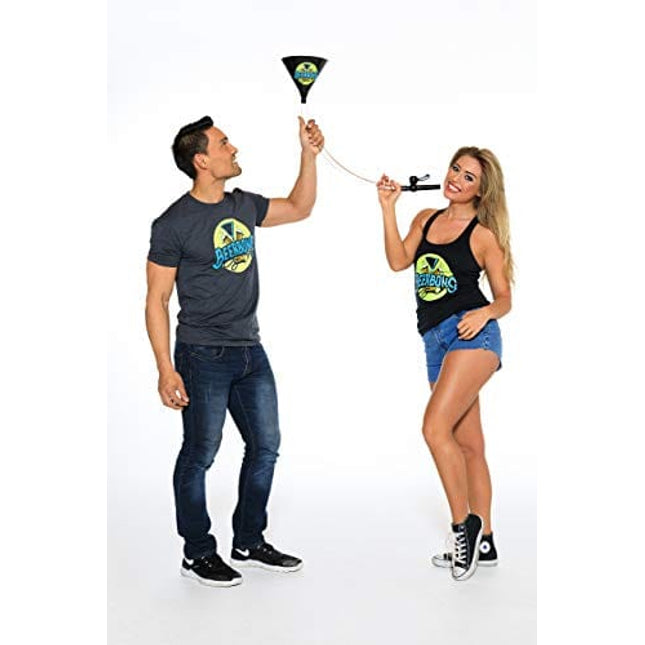 Premier Beer Bong Funnel - With Valve - No Kink Tubing, Food Grade, You Pick From 7 Colors! Tailgating, Parties, Spring Break, (Black)