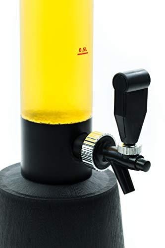Mimosa Tower, 3L/100oz Mimosa Tower Dispenser with Ice Tube and LED Light, Tabletop Beer Dispenser (Model 2)