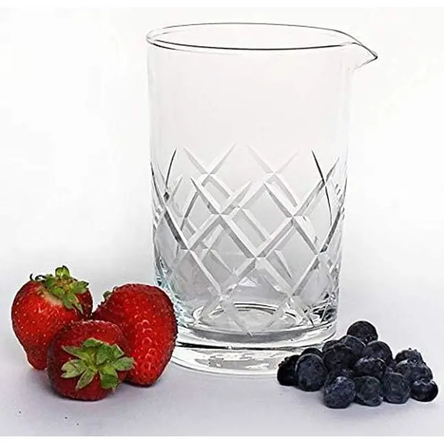 Set of 2 Cocktail Mixing Glass - Thick Weighted Bottom - Large 24oz 700ml