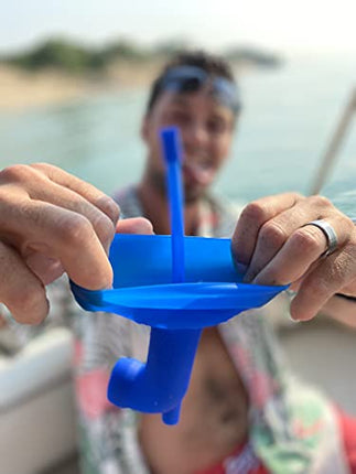 Bierstick Bierbro Beer Bong Snorkel - Stretches to Fit Cans, Seltzers, Bottles, Mugs, and Red Solo Cups - Easy Transport