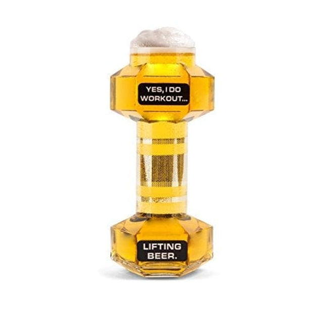 BigMouth Inc Dumbbell Beer Glass, 1 Count (Pack of 1)