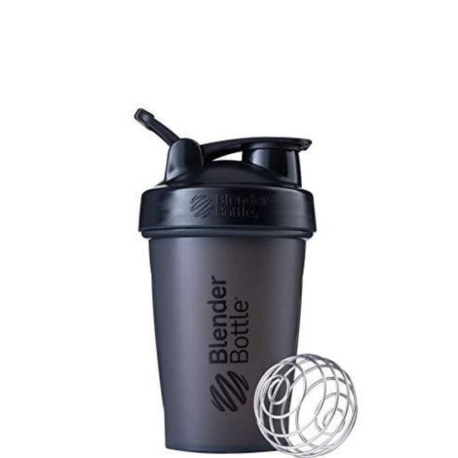 BlenderBottle Classic Loop Top Shaker Bottle, 20oz, Black