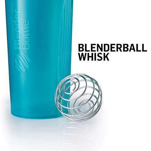  BlenderBottle Classic Shaker Bottle Perfect for Protein Shakes  and Pre Workout, 28-Ounce, Clear/Black/White: Home & Kitchen