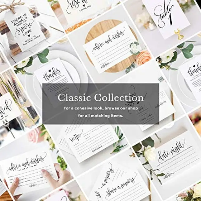 Bliss Collections Reserved Signs for Wedding Reception, 4x6 Reserved Table Cards, Table Setting Cards, Pack of 10