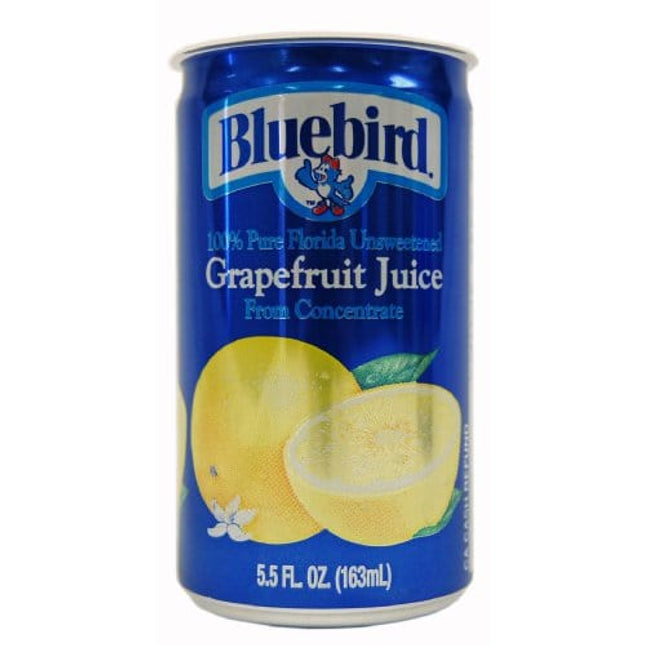 Bluebird Unsweetened Grapefruit Juice, 5.5 Fl Oz (Pack of 48)