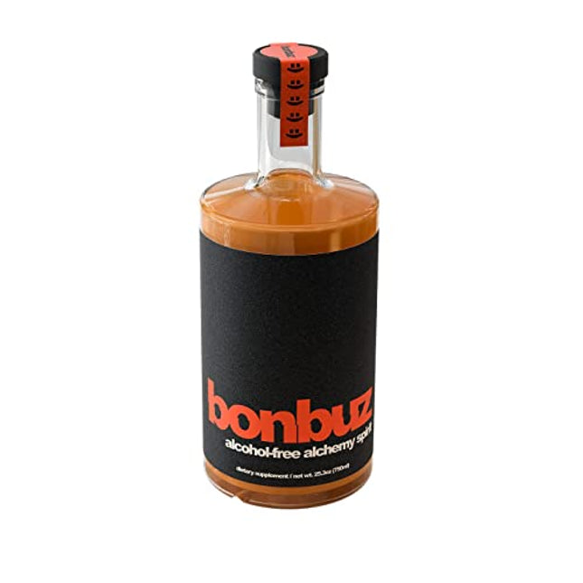 bonbuz OG alcohol-free alchemy spirit - 750ml (25.3 fl oz) - Non-Alcoholic Spirits, Low Calorie, Keto, Gluten Free, Sugar Free Dietary Supplement Liquor Replacement featuring Nootropics