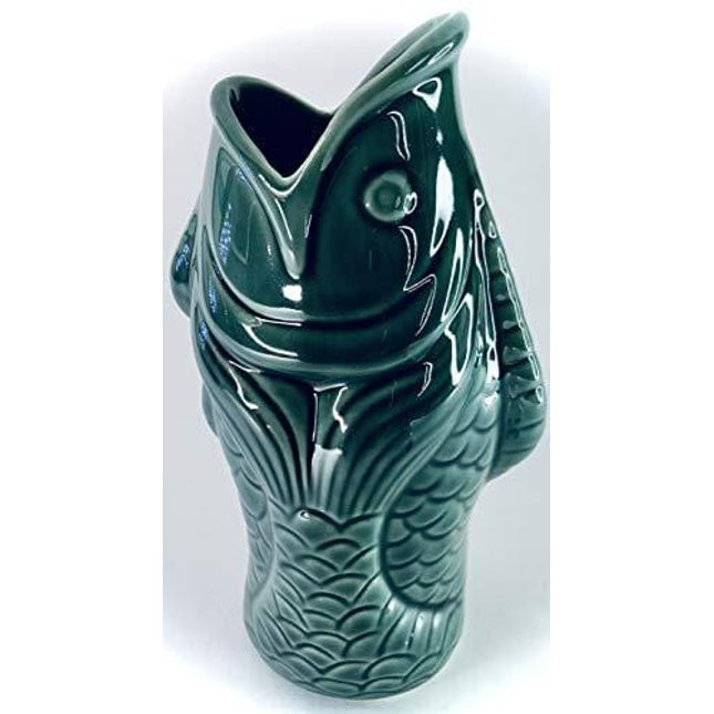 BonCera, Tiki Mug Cup - Stoneware Handmade Polynesian Design. Vintage Aloha Hawaiian Creative Designs. 14oz #TM-09