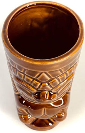 BonCera, Tiki Mug Cup - Stoneware Handmade MaiKai Polynesian Tiki Bar Kitchen. Vintage Aloha Hawaiian Creative Mug Cup 13 oz #TM-04