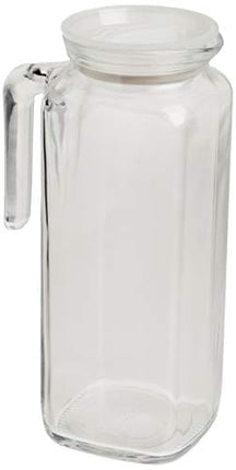 Bormioli Rocco Glass Frigoverre Jug with Airtight Lid 33.75oz, Set of 1, Frosted