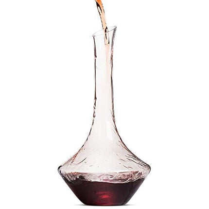 BTaT- Wine Decanter with Stopper, Hand Blown 100% Lead Free Crystal Glass, Wine Accessories, Wine Carafe, Wine Gift, Wine Aerator, Red Wine Decanter, Wine Decanter Set, Wine Air Aerator