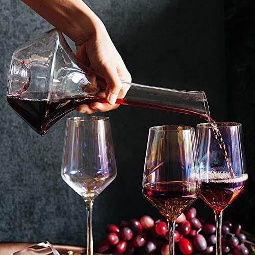 Glass Wine Portion Control Carafe