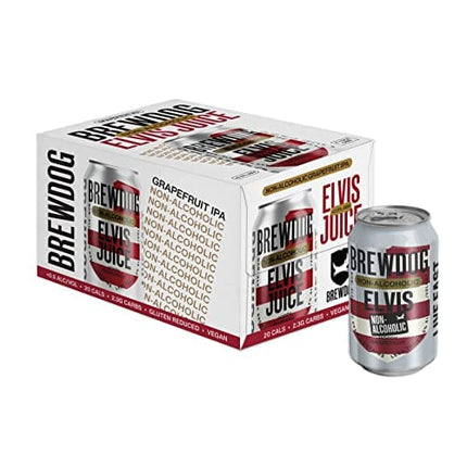 BrewDog 12-Pack of Elvis | Non-Alcoholic | 20 Calories 2.3g Carbs Per Serving | 12oz Cans