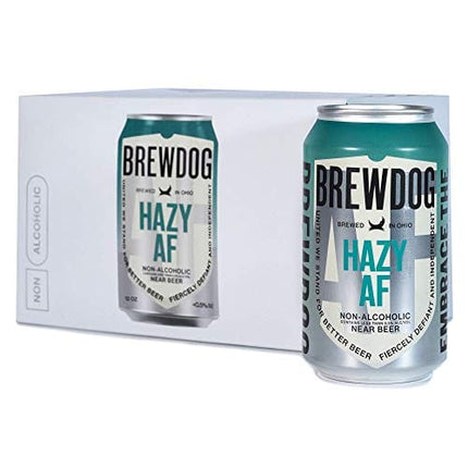 BrewDog 12-Pack of Hazy | Non-Alcoholic NE | 20 Calories, 2.3g Carbs Per Serving | 12oz Cans