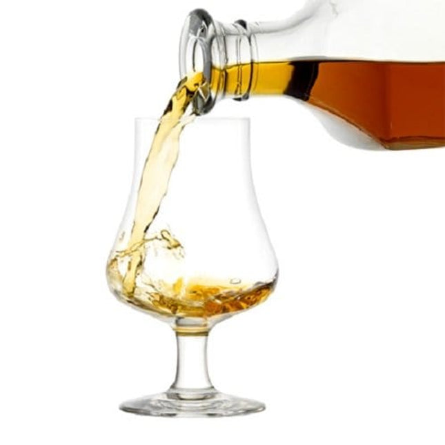 Brilliant - Highland Tasting and Nosing Scotch Glass on a Short Stem, 6.75oz. (Set of 2 in Individual Gift Boxes)