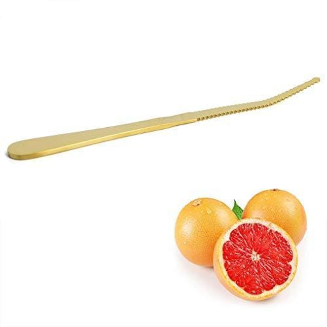 BUBERO Grapefruit Knife Sets Stainless Steel Serrated Citrus Knives, Suitable for Oranges and Kiwi fruit