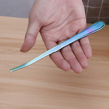 BUBERO Grapefruit Knife Sets Stainless Steel Serrated Citrus Knives, Suitable for Oranges and Kiwi fruit