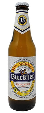 Buckler Non-Alcoholic Beer, Imported From Holland, 12 fl oz (12 Glass Bottles)