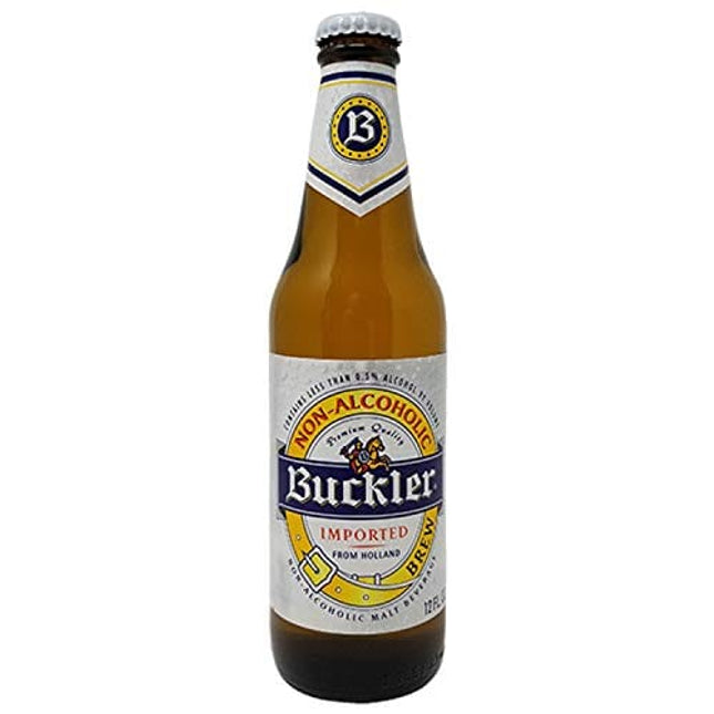 Buckler Non-Alcoholic Beer, Imported From Holland, 12 fl oz (24 Glass Bottles)