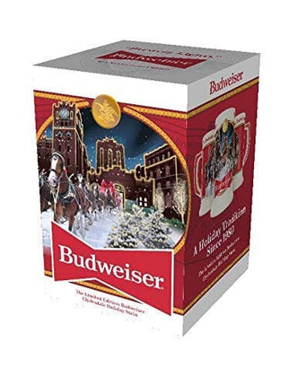 Budweiser 2020 Clydesdale Holiday Stein - Brewery Lights - 41st Edition - Ceramic Beer Mug - Christmas Gifts for Men, Father, Husband