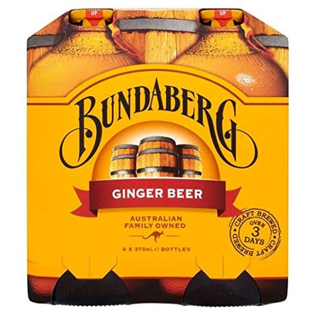 Bundaberg - Ginger Soda - Multipack of 4 - 375ml