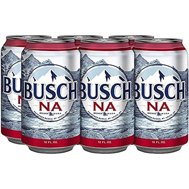 Busch NA Non Alcoholic Beer 12 oz Can -- 6 Pack