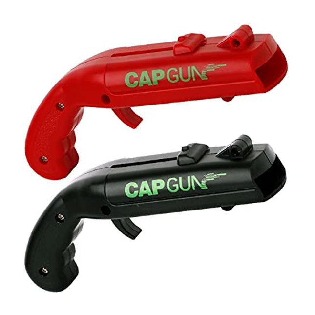 Cap Gun Bottle Opener ABS Plastic Launcher Shooter Bottle Opener Shoots Over 5 Meters for Creative Drinking Game,Family Party,Bar,Outdoor party