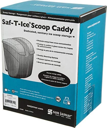 Si2000 San Jamar - SI2000BK SI2000 Saf-T-Ice Plastic Scoop Caddy for Scoops ...