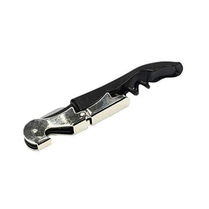 Chef Craft 21318 1-Piece Waiters Corkscrew, Black and Silver, 4-1/2-Inch