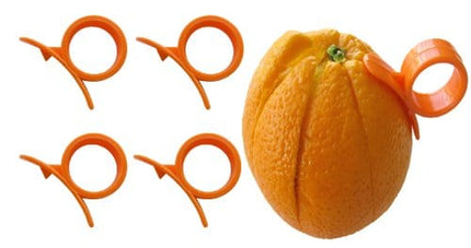 4 Round (Citrus Fruit) Peelers by Chef Craft