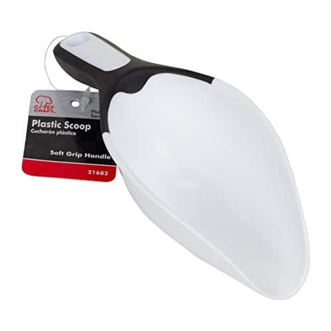 Chef Craft Select Plastic Scoop, 1 cup, White