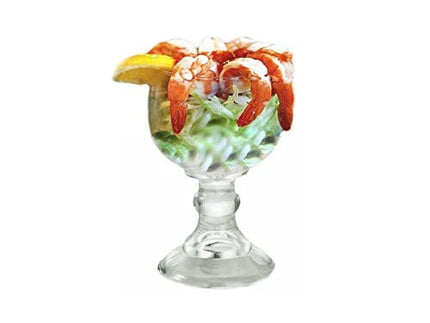 Chefcaptain Schooner Beer Glass - 21.5 Oz Extra Large Goblet Crystal Style ZERO LEAD Shrimp Cocktail, Coronaritas, Margaritas 4 PACK