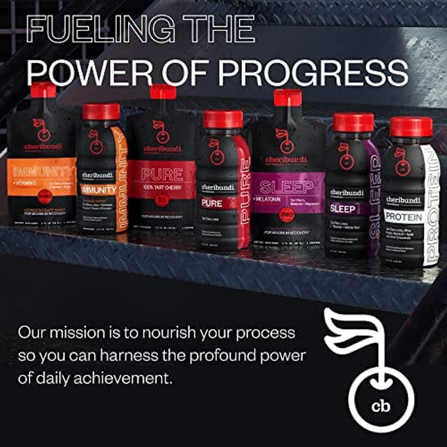 Cheribundi ORIGINAL Tart Cherry Juice - Pro Athlete Workout Recovery - Fight Inflammation and Support Muscle Recovery - Tart Cherry Juice Lightly Sweetened with Apple Juice