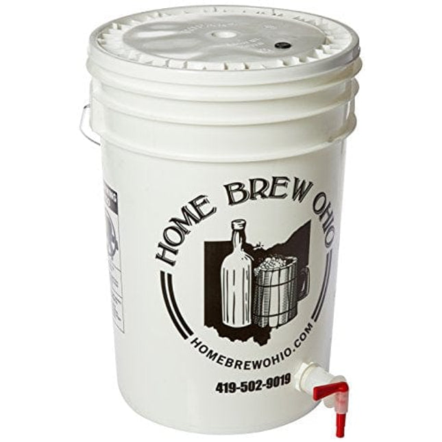 6.5 Gallon Bottling Bucket with Lid and Spigot for Bottling Beer