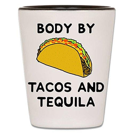 Tequila Shot Glasses - Set Of 4 Taco Tuesday & Cinco de Mayo Party Shooters With Funny Quotes & Sayings - Unique Novelty Mexico Drinking Shotglasses - Fun Gift For Men, Women, Adults & 21st Birthday