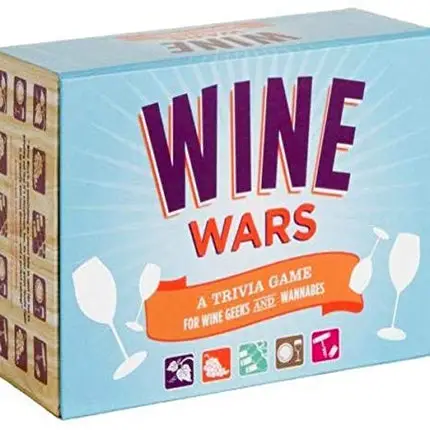 Wine Wars : A Trivia Game for Wine Geeks and Wannabes (Gifts for Winos, Wine Lover Gifts, Adult Trivia Games)