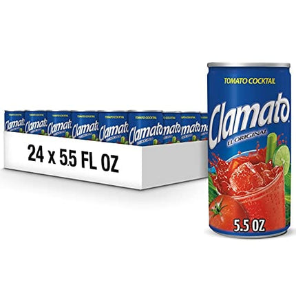Clamato Original Tomato Cocktail, 5.5 fl oz cans (Pack of 24)