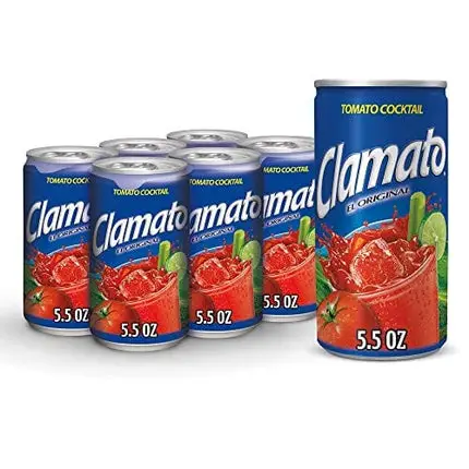 PACK OF 12 - Clamato Tomato Cocktail, Original, 5.5 Fl Oz, 6 Count