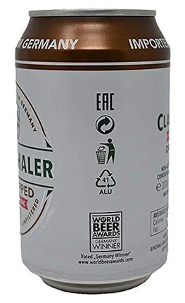 Clausthaler Dry Hopped Non-Alcoholic Beer, 11.2 fl oz (24 Cans)