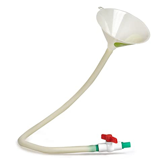 Club Fun Glow in the Dark Beer Bong with Flow Control Valve, Drinking Game, Party Accessory