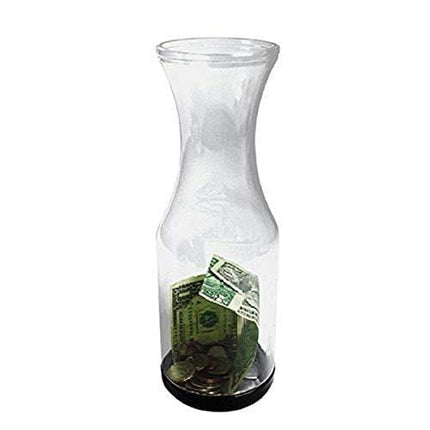 Co-Rect Plastic Tip Jar, Clear