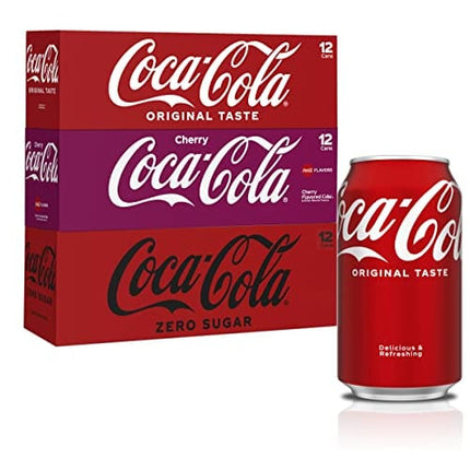 Coca-Cola Soft Drink Variety Pack, 12 Fluid Ounce, 36 Pack