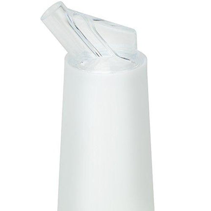 Colorful Juice Pouring Spout Bottle & Container – Mix, Pour, Store, Plastic Barware by Cocktailor (White)